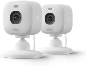 Blink Mini 2K Plus Newest Model Plug-in Home and Pet Indoor Camera