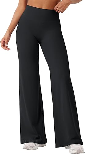 YEOREO Workout Leggings Womens No Front Seam Straight Leg