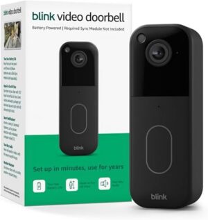Blink Video Doorbell Newest Model Head-to-Toe HD Video