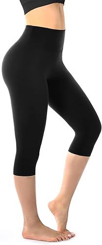 Walifrey Capri Leggings for Women Buttery Soft High Waist