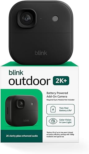 Blink Outdoor 2K Plus Newest Model Wireless Smart Security Camera