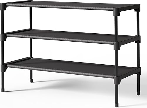 Kitsure Shoe Rack Non-Woven Shelf Shoe Organizer