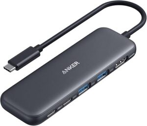 Anker USB C Hub 5-in-1 USB-C to HDMI Splitter with 4K Display Powered USB-C Port
