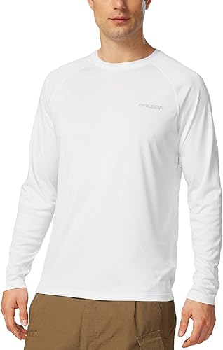 baleaf Mens Sun Protection Shirts UV SPF UPF 50+ Long Sleeve