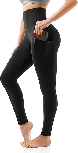 SINOPHANT High Waisted Leggings with Pockets Women Full Length