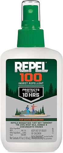 Repel 100 Insect Repellent 4 Ounces with DEET 10-Hour Protection