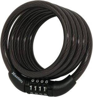 Master Lock Bike Lock Cable with Combination Black