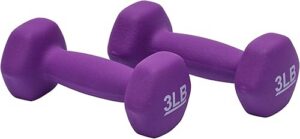 Amazon Basics Neoprene Dumbbell Hand Weights for Exercise