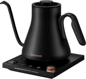 INTASTING Electric Gooseneck Kettle with Temperature Control