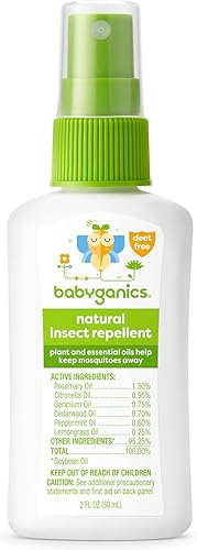 Babyganics Insect Spray 2oz Made with Plant and Essential Oils