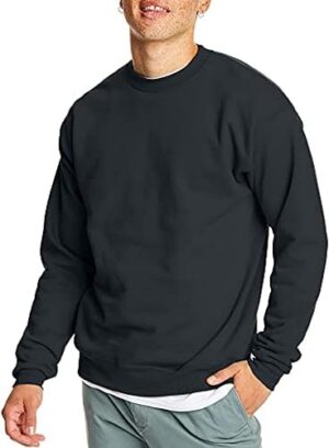 Hanes Mens Sweatshirt EcoSmart Fleece Crewneck Sweatshirt