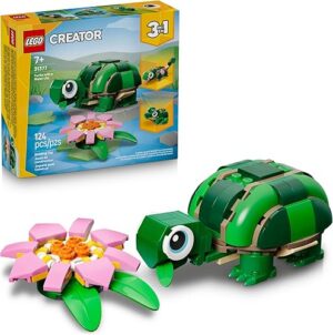 LEGO Creator 3 in 1 Turtle with a Water Lily Flower Building Toy