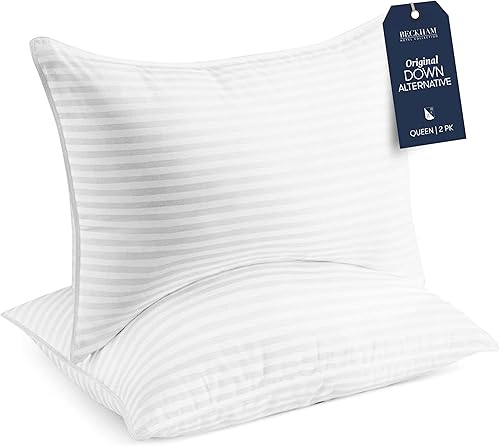 Beckham Hotel Collection Bed Pillows Standard Queen Size Set of 2