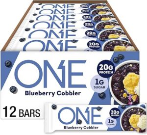 ONE Protein Bars Blueberry Cobbler High Protein Gluten Free