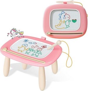 Kikidex Magnetic Drawing Board Toddler Girl Toys for 1+ Year Old