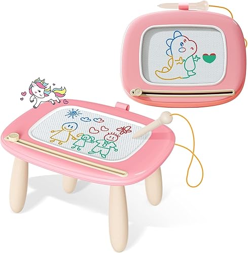 Kikidex Magnetic Drawing Board Toddler Girl Toys for 1+ Year Old