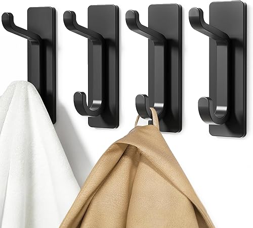pickpiff Wall Hooks for Coat and Towel 13LB Extra Strong Adhesive