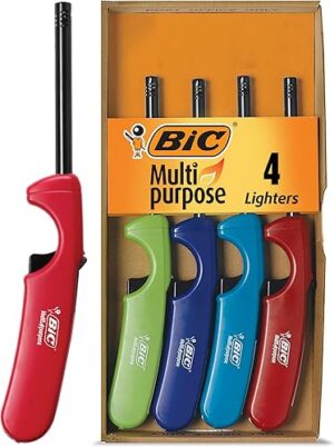 BIC Multi-purpose Lighters Long Metal Wand for Grills