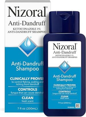 Nizoral Anti-Dandruff Shampoo with 1% Ketoconazole 7 Fl Oz