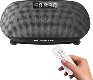 MERACH Vibration Plate Exercise Machine Curved Design