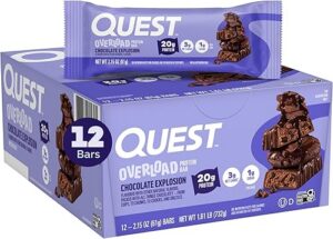 Quest Nutrition Overload Protein Bars Chocolate Explosion