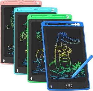 4 Pack LCD Writing Tablet for Kids 8.5 Inch Colorful Drawing