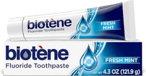 biotene Fluoride Toothpaste for Dry Mouth Symptoms Bad Breath