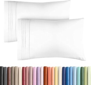 King Pillow Cases Set of 2 Ultra Soft Hotel Quality Pillowcase