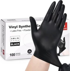 Schneider Vinyl Synthetic Exam Gloves 4 Mil Latex Free