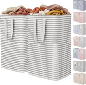 Lifewit 2 Pack Laundry Basket 80L Each Collapsible Clothes Hamper