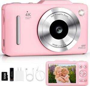 Digital Camera 4K Autofocus Vlogging Camera for Photography