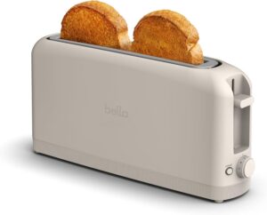 Bella 2 Slice Slim Toaster with 6 Setting Shade Control