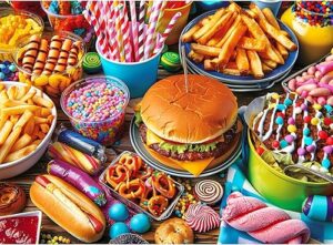 500 Piece Puzzle for Adults Hamburger Jigsaw Puzzles