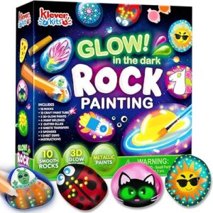 Rock Painting Kit Glow in The Dark Arts and Crafts