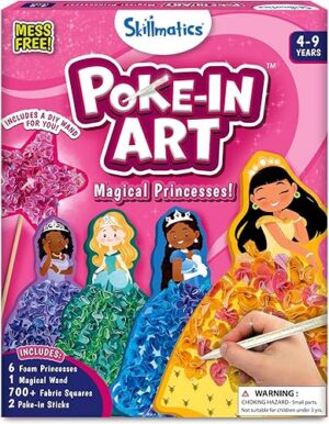 Skillmatics Poke-in Art Magical Princesses Mess-Free Activity