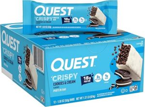 Quest Nutrition Crispy Cookies and Cream Hero Protein Bar 12 Count