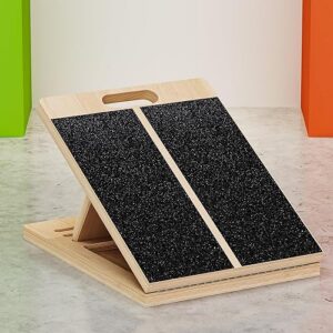 TEMI Slant Board for Calf Stretching Wooden Incline Board