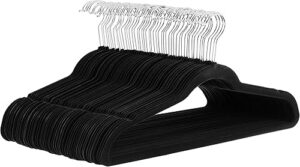 Amazon Basics Slim Velvet Non-Slip Space Saving Suit Clothes Hangers
