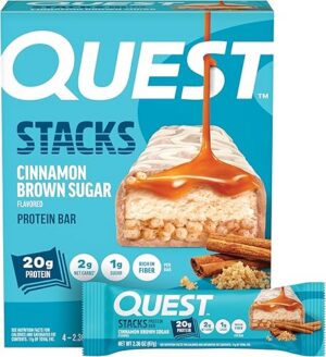 Quest Nutrition Stacks Protein Bars Cinnamon Brown Sugar