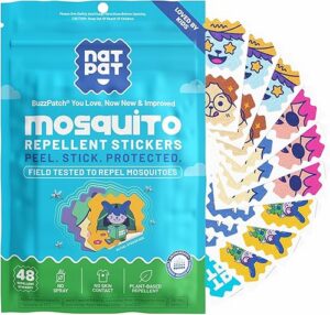 NATPAT Buzz Patch Mosquito Patch Stickers for Kids