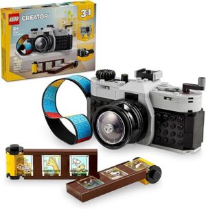 LEGO Creator 3 in 1 Retro Camera Toy Transforms to Retro TV