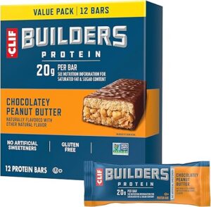 CLIF BUILDERS Protein Bars Chocolate Peanut Butter Flavor