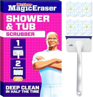 Mr. Clean Magic Eraser Shower and Tub Scrubber Bathroom Cleaner
