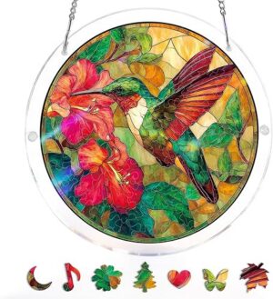 Acrylic Puzzles Suncatcher Window Hanging 83 Pieces