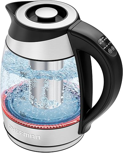 Chefman Electric Kettle with Temperature Control 5 Presets