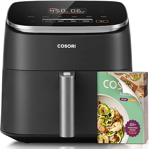 Cosori 9-in-1 TurboBlaze Air Fryer 6 Qt PFAS-Free Ceramic Coating
