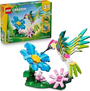 LEGO Creator 3 in 1 Wild Animals Colorful Hummingbird Building Toy