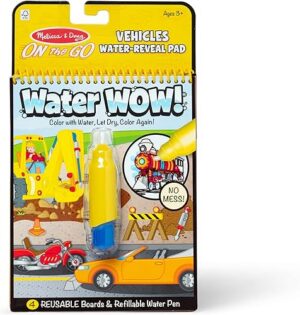 Melissa & Doug On The Go Water Wow Mess Free Coloring Pad
