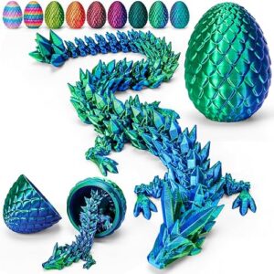 TBOLINE 12 inch 3D Printed Dragon Egg Cool Articulated Toy