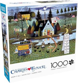 Buffalo Games Charles Wysocki Know It All 1000 Piece Puzzle